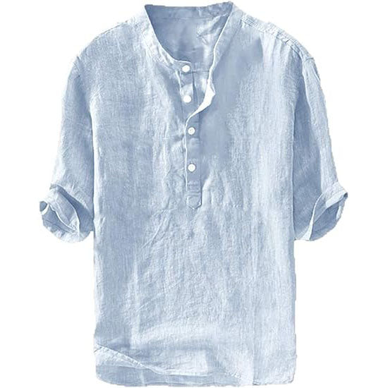 Ocean Breeze Linen Shirt