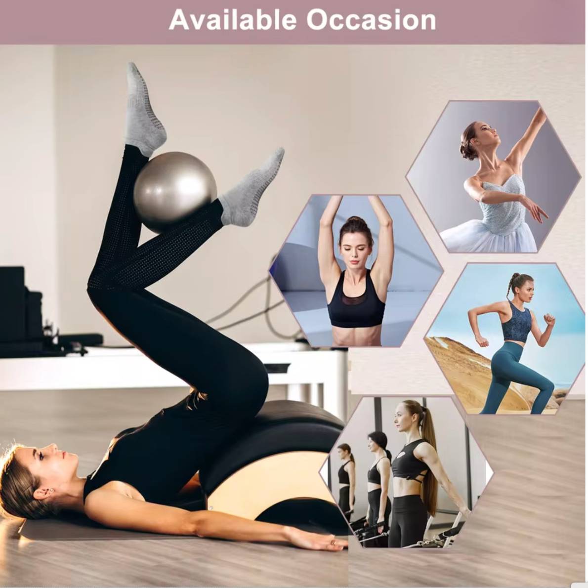 SilkHaven™ No-Slip Invisible Socks – 6 Pcs
