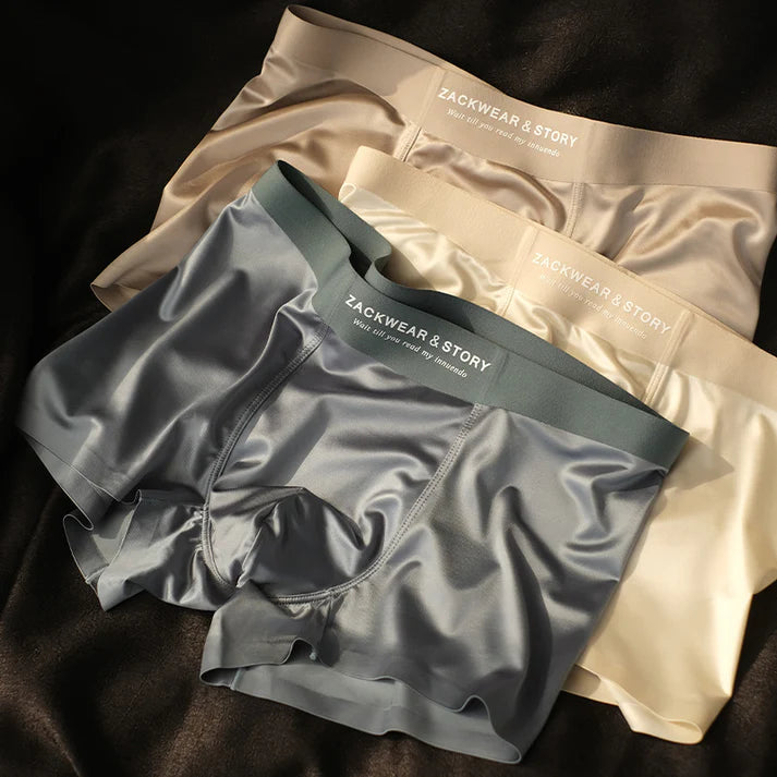 Luxury Ice Silk Boxers For Men