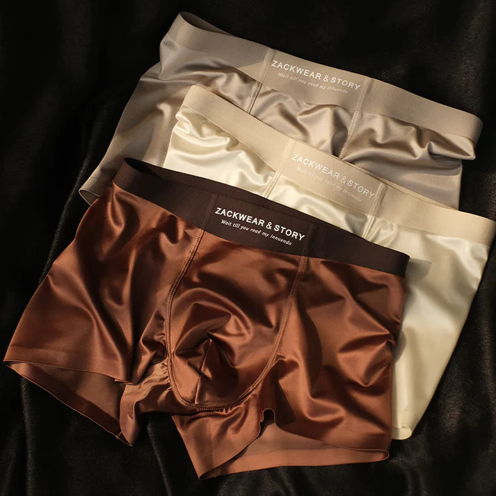 Luxury Ice Silk Boxers For Men
