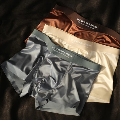 Luxury Ice Silk Boxers For Men