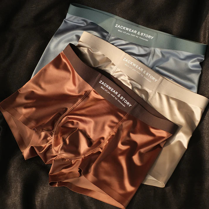 Luxury Ice Silk Boxers For Men