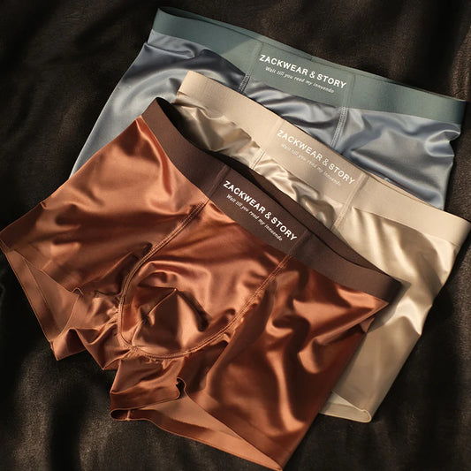 Luxury Ice Silk Boxers For Men