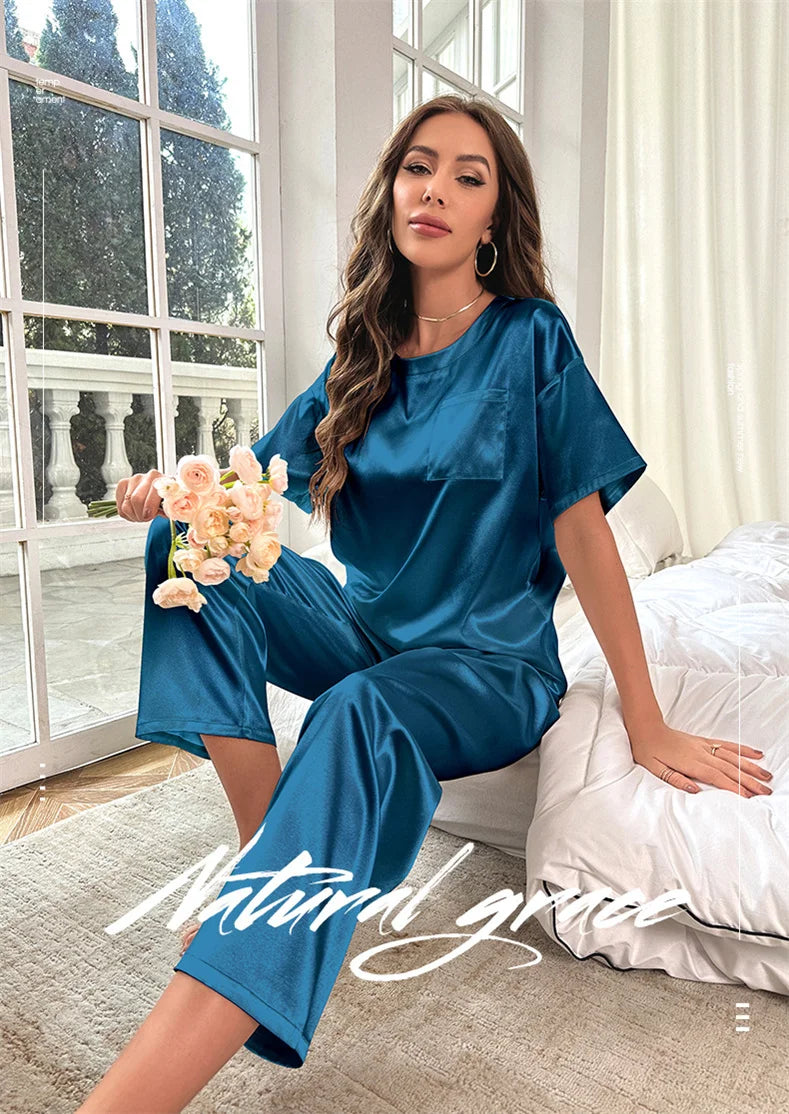 Luxury Silky Soft Satin Pajama Set