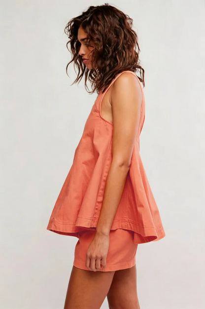 Summer Denim Two-Piece Set