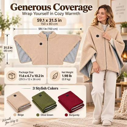 Heated Blanket Shawl