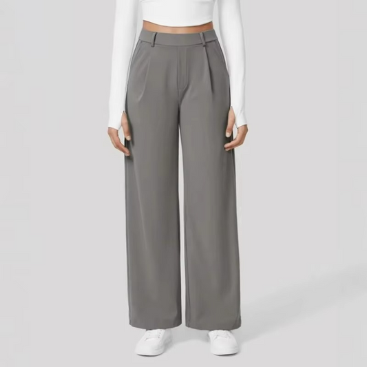 High Waisted Straight Leg Quick Dry Workout Pants