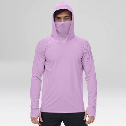 TrailShield™ Men's Hooded Mask Long Sleeve Shirt