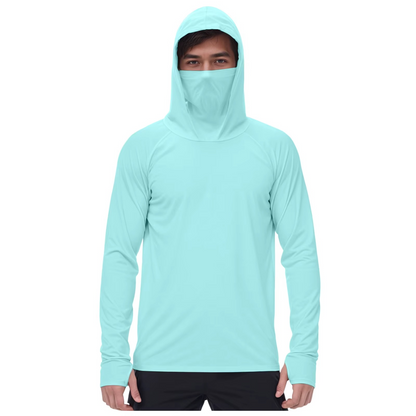 TrailShield™ Men's Hooded Mask Long Sleeve Shirt