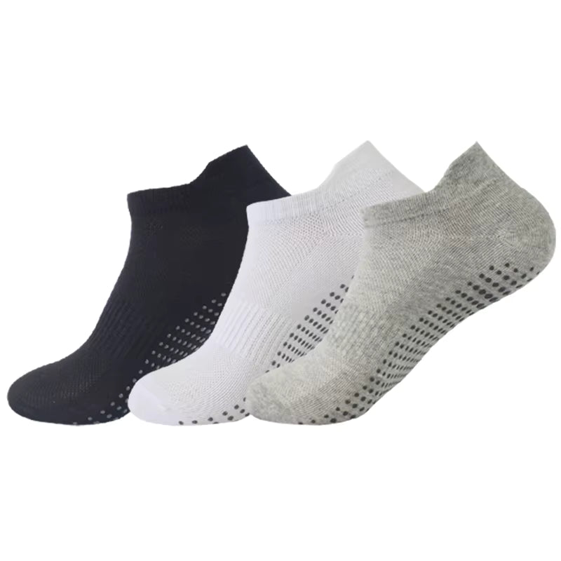 SilkHaven™ No-Slip Invisible Socks – 6 Pcs
