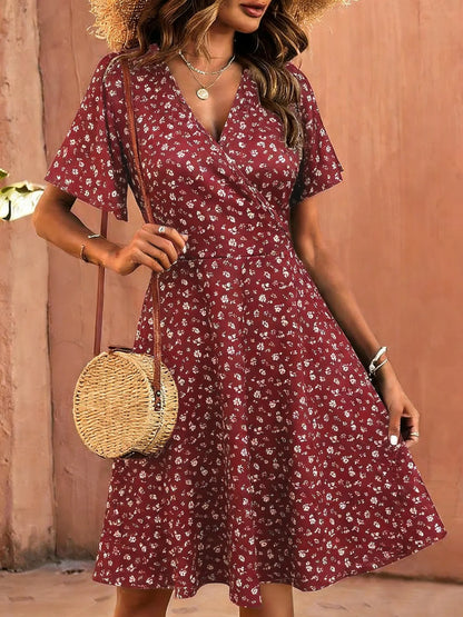 Elegant Wrap Dress