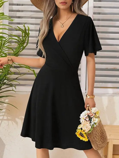 Elegant Wrap Dress