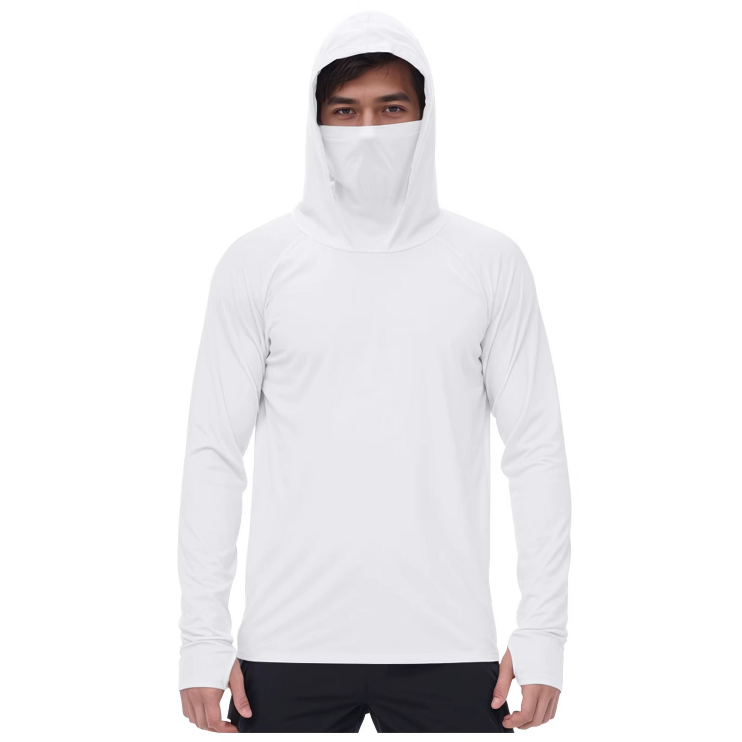 TrailShield™ Men's Hooded Mask Long Sleeve Shirt