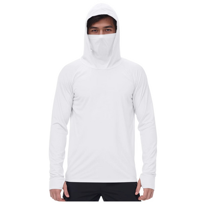 TrailShield™ Men's Hooded Mask Long Sleeve Shirt