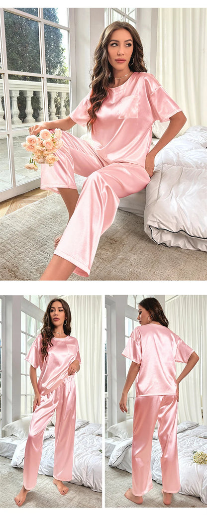 Luxury Silky Soft Satin Pajama Set