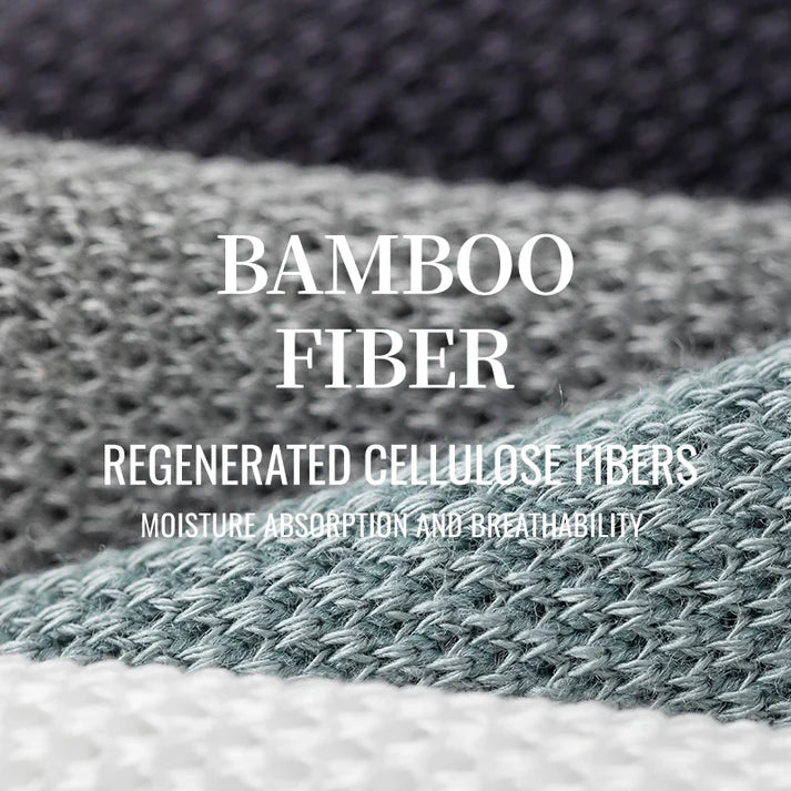 (5 Pairs) Mix Antibacterial Anti Odor Bamboo Socks