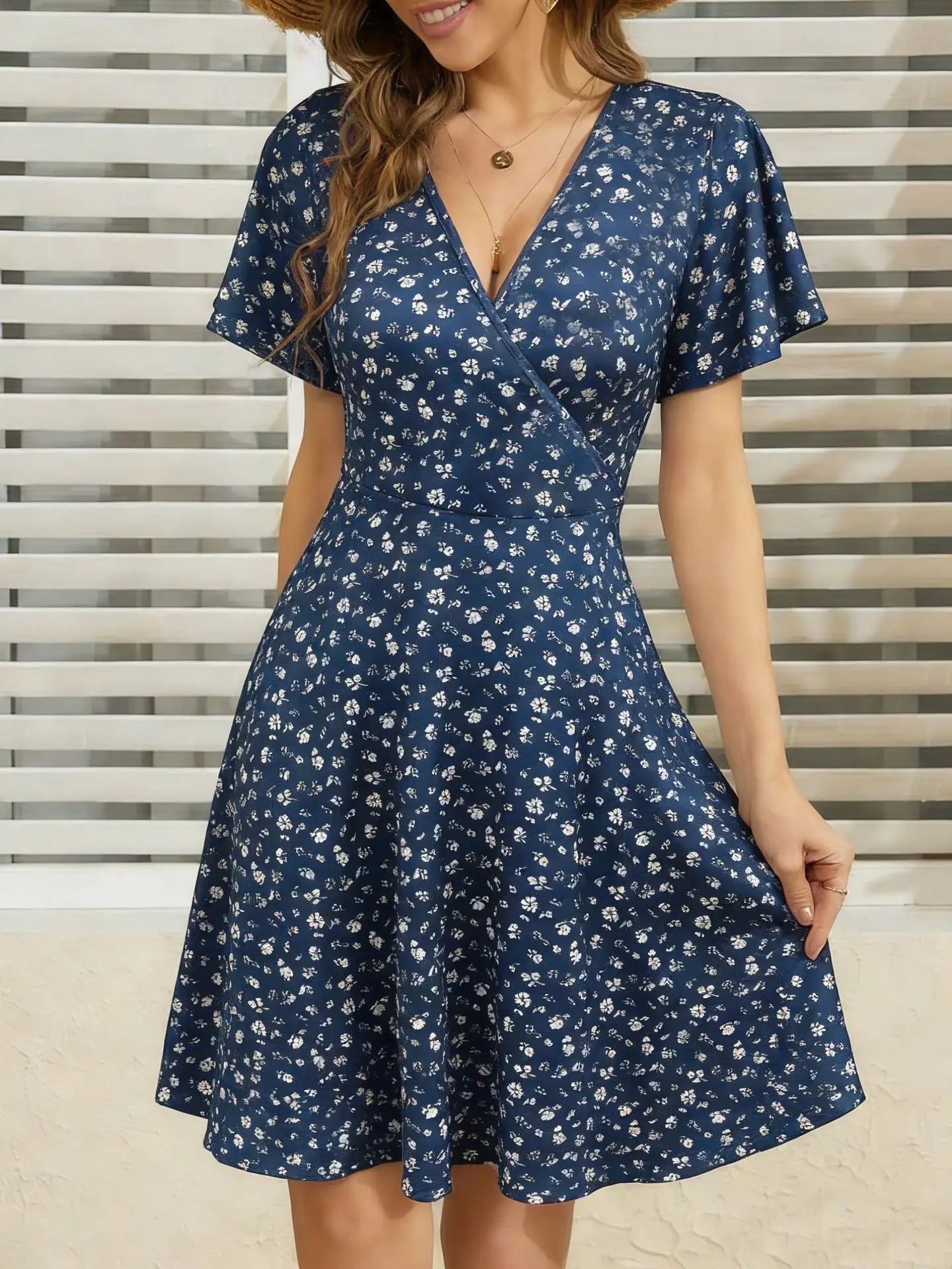 Elegant Wrap Dress