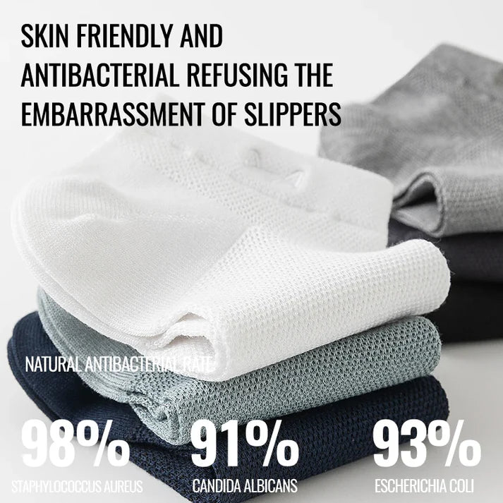 (5 Pairs) Mix Antibacterial Anti Odor Bamboo Socks