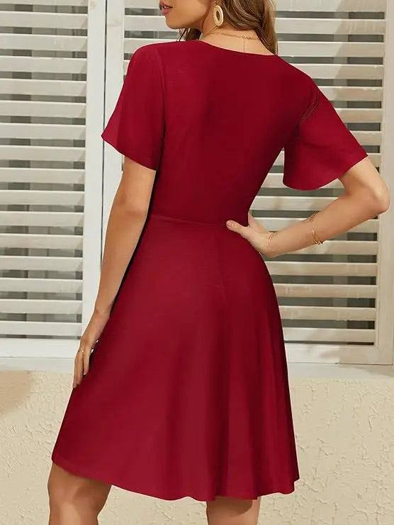 Elegant Wrap Dress