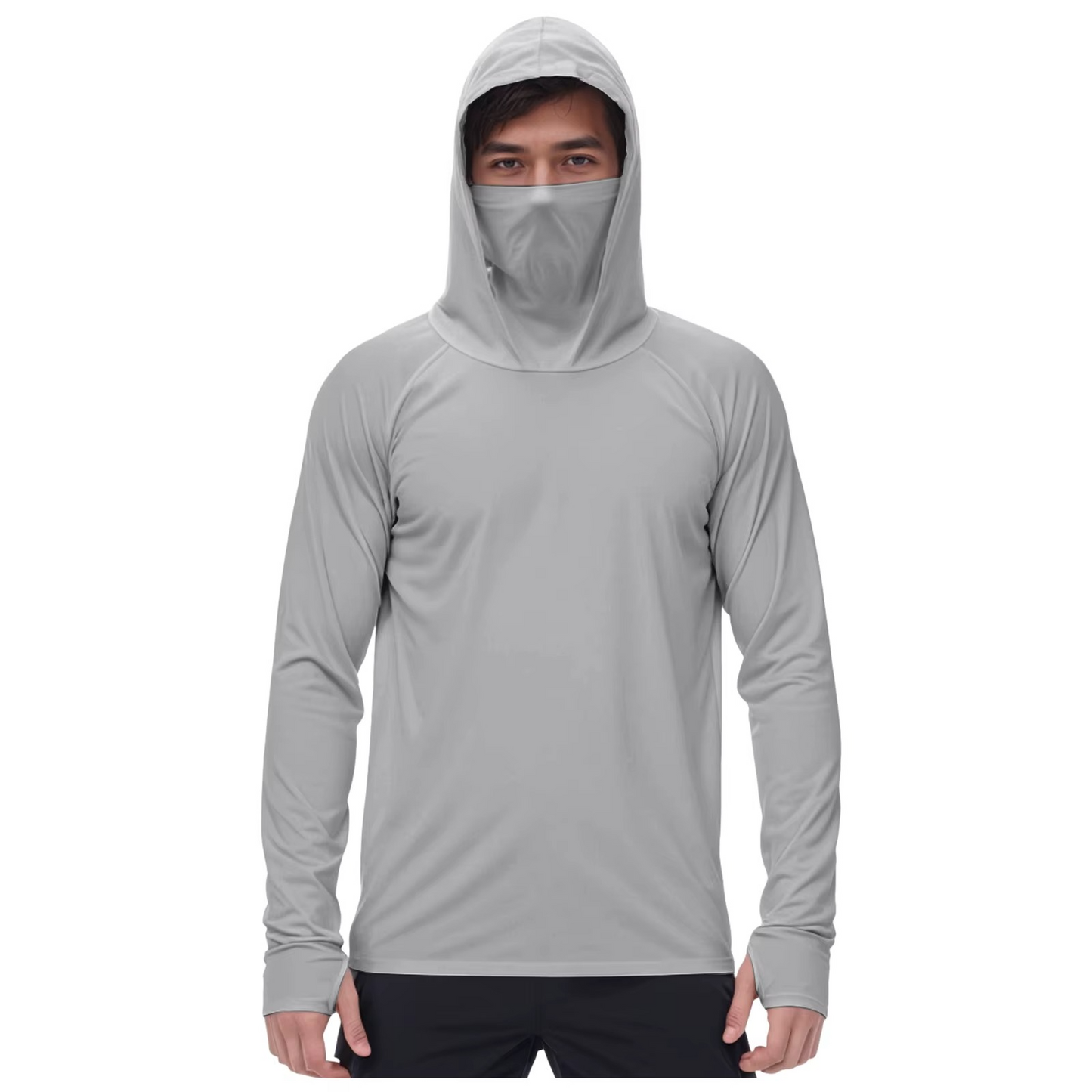 TrailShield™ Men's Hooded Mask Long Sleeve Shirt