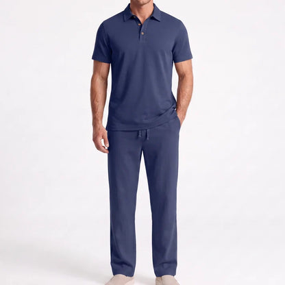 Men’s Casual Linen Two-Piece Set