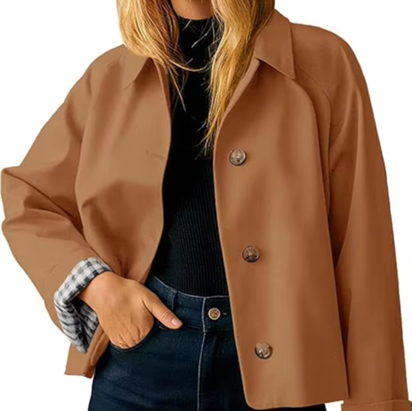 Oxford Lane™ England-Style Fall Jacket