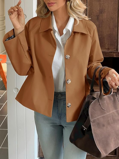 Oxford Lane™ England-Style Fall Jacket