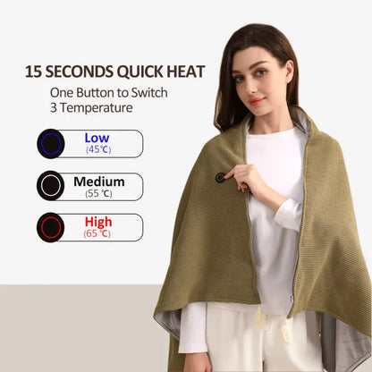 Heated Blanket Shawl