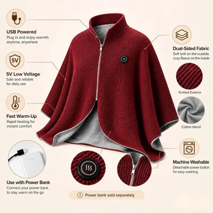 Heated Blanket Shawl